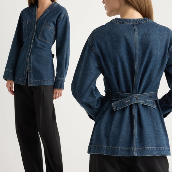 Modern Citizen Emmett Structured Denim Jacket Size 1X - Picture 1 of 9